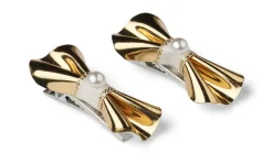 Jocko 2 pak hårspænde - GULD- Festtøj & Tilbehør