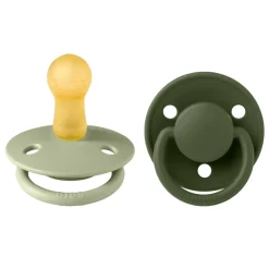 BIBS 2 pk. De Lux str. 2 - sage/hunter green- Sutter