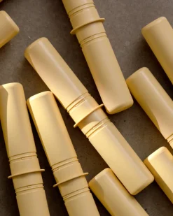 MODU 8 x Connector pegs Honey Yellow- Store Byggesæt|Tumlemøbler