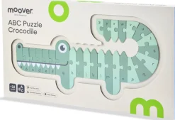 Moover Toys A, B, C krokodille puslespil i grøn- Puslespil