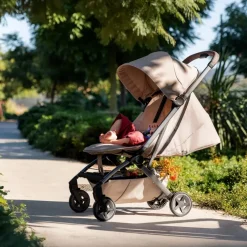 JOOLZ Aer2 - Stone grey- Klapvogne Med Flade Sæder|Rejseklapvogne