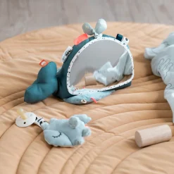 Done By Deer Aktivitets gulvspejl Wally Blå- Aktivitetslegetøj