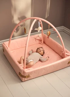 Filibabba Aktivitetsnest - Soft quilt - Misty Rose- Aktivitetstæpper