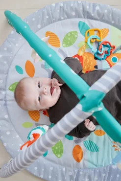 Scandinavian Baby Products Aktivitetsstativ m. 4 stykker legetøj - Skovtema- Aktivitetstæpper