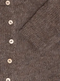 Serendipity Organics Alpaca Uld Suri Cardigan - PINE CONE- Uldoverdele