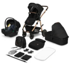 Lionelo Amber 3-i-1 - Black onyx- Kombivognspakker|Vognpakker