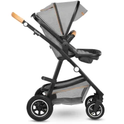 Lionelo Amber 3i1 duovogn - grey stone- Vognpakker|Kombivognspakker