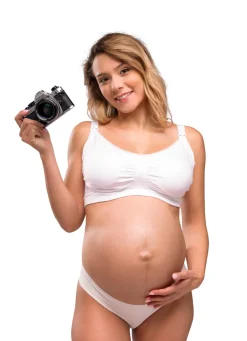 Carriwell Amme BH Med Gelé Bøjle og Indlæg - Hvid- Amme Bh'Er