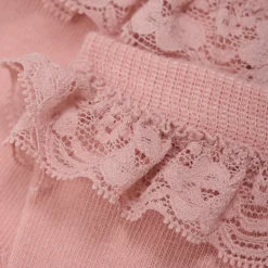 BeKids Ankel Strømper m. Blonde 2-pack - Dusty Rose- Strømper