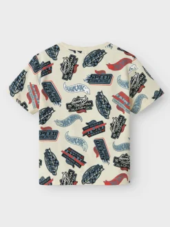 NAME IT Ary hotwheels ss t-shirt - PEYOTE MEL- T-Shirts & Toppe