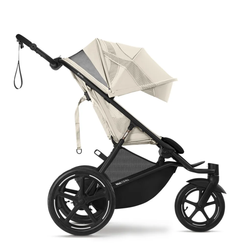 Cybex Avi Spin - Seashell Beige- Løbevogne|Klapvogne Med Flade Sæder