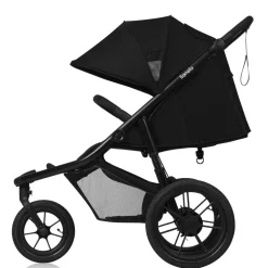 Lionelo Azura - black onyx- Klapvogne Med Flade Sæder