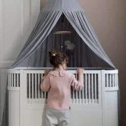 Sebra Baby & Jr. seng - classic white med madras-Børn Pakkeløsninger|Tremmesenge