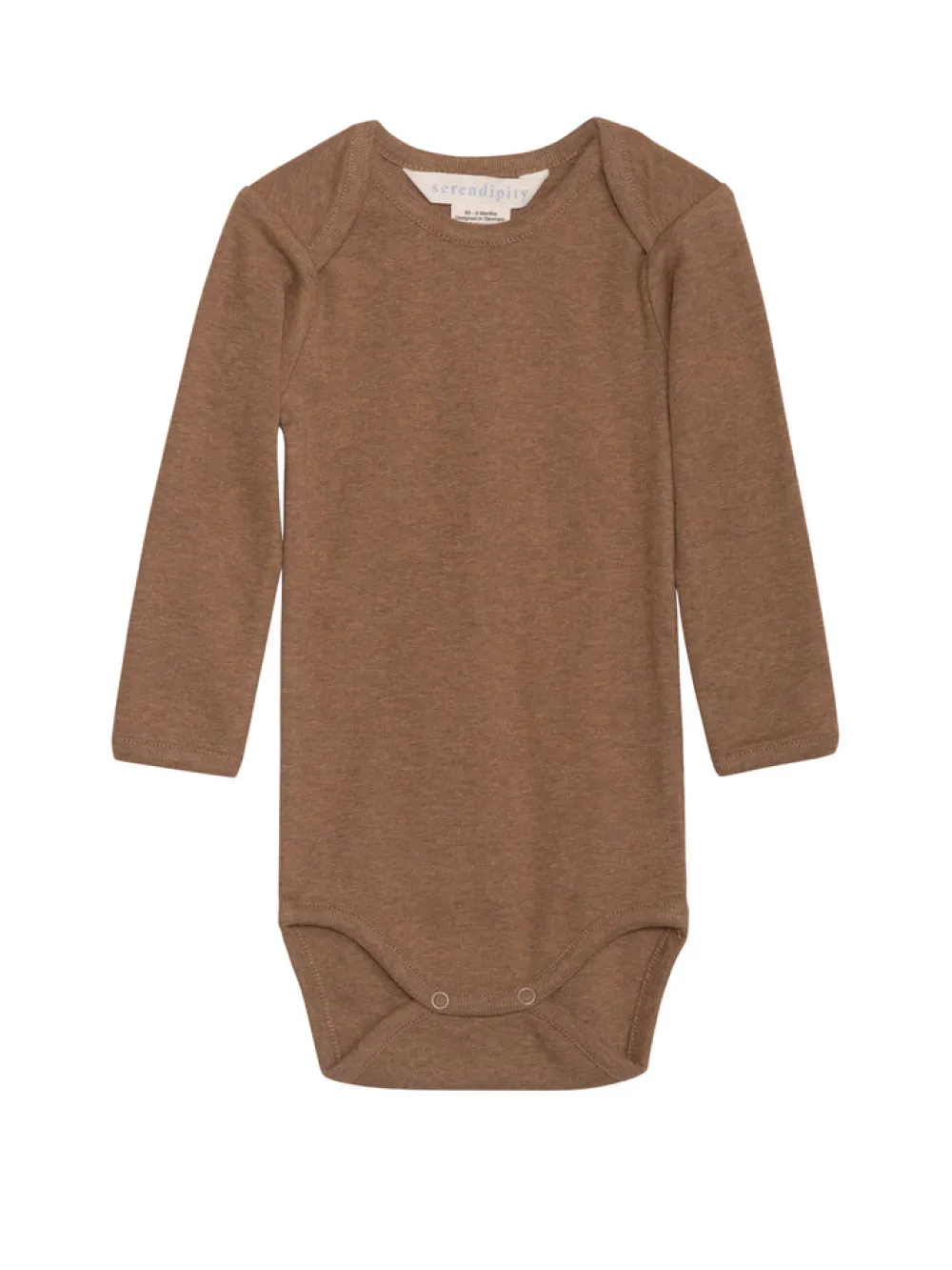 Serendipity Organics Baby Body - Almond- Bodystocking Langærmet
