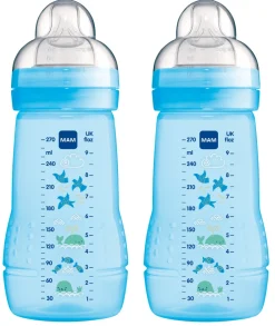 MAM Baby Bottle 270 Ml, 2-Pak- Sutteflasker