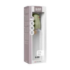 BIBS Baby Bottle Latex 1 pack 270 ml Sage- Sutteflasker