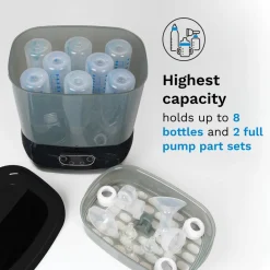 Baby Brezza Sterilizer Dryer Advanced Black- Tilberedning & Rengøring