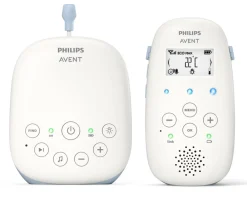 Philips Avent Baby Monitor m. temperatursensor og vuggeviser- Babyalarmer
