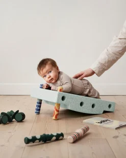 MODU Baby Motoriksæt - Ocean Mint / Forest Green- Store Byggesæt|Tumlemøbler