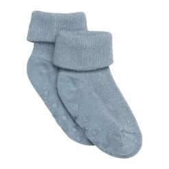 BeKids Baby rib sok m. ABS - Blue Mirage- Skridsikre Strømper|Strømper