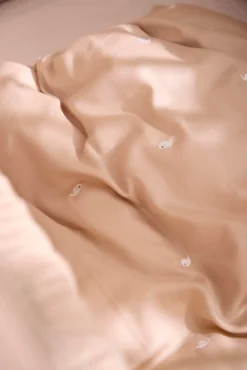 Filibabba Baby sengetøj - Warm grey med broderet Christian hval-Børn Sengetøj