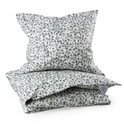 Sebra Baby sengetøj, blue olive, beige/blå 100x70-Børn Sengetøj