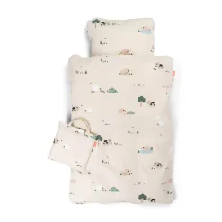 Done By Deer Baby sengetøj,Tiny farm Sand-Børn Sengetøj