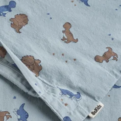 BeKids Baby ulddyne med sengetøj - Blue fog-Børn Pakkeløsninger|Sengetøj