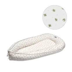 VINTER & BLOOM Babynest - Beige/firkløver-Børn Nest