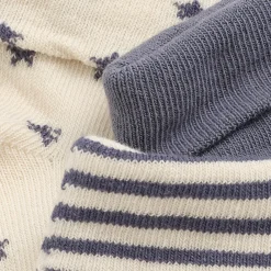 BeKids Babysok m. ABS 3-pak - 7910- Strømper