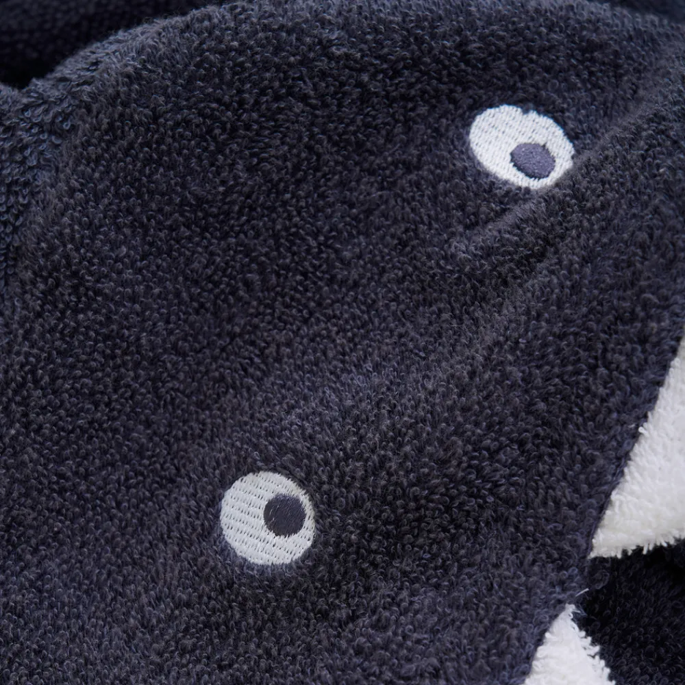 Pippi Badekåbe - Odyssey Gray - 98/104-Børn Badekåber & Håndklæder