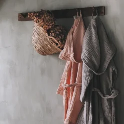 Lille Kanin Badekåbe, Rose Smoke, 3-4år, 98/104-Børn Badekåber & Håndklæder|Badekåber