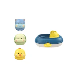 Scandinavian Baby Products Badesæt - Sejlende dyr- Badelegetøj