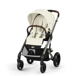 Cybex Balios S Lux - Seashell Beige- Klapvogne Med Flade Sæder