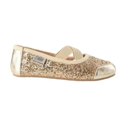 Sofie Schnoor Kids Ballerina - Champagne- Sandaler Med Blink|Hjemmesko