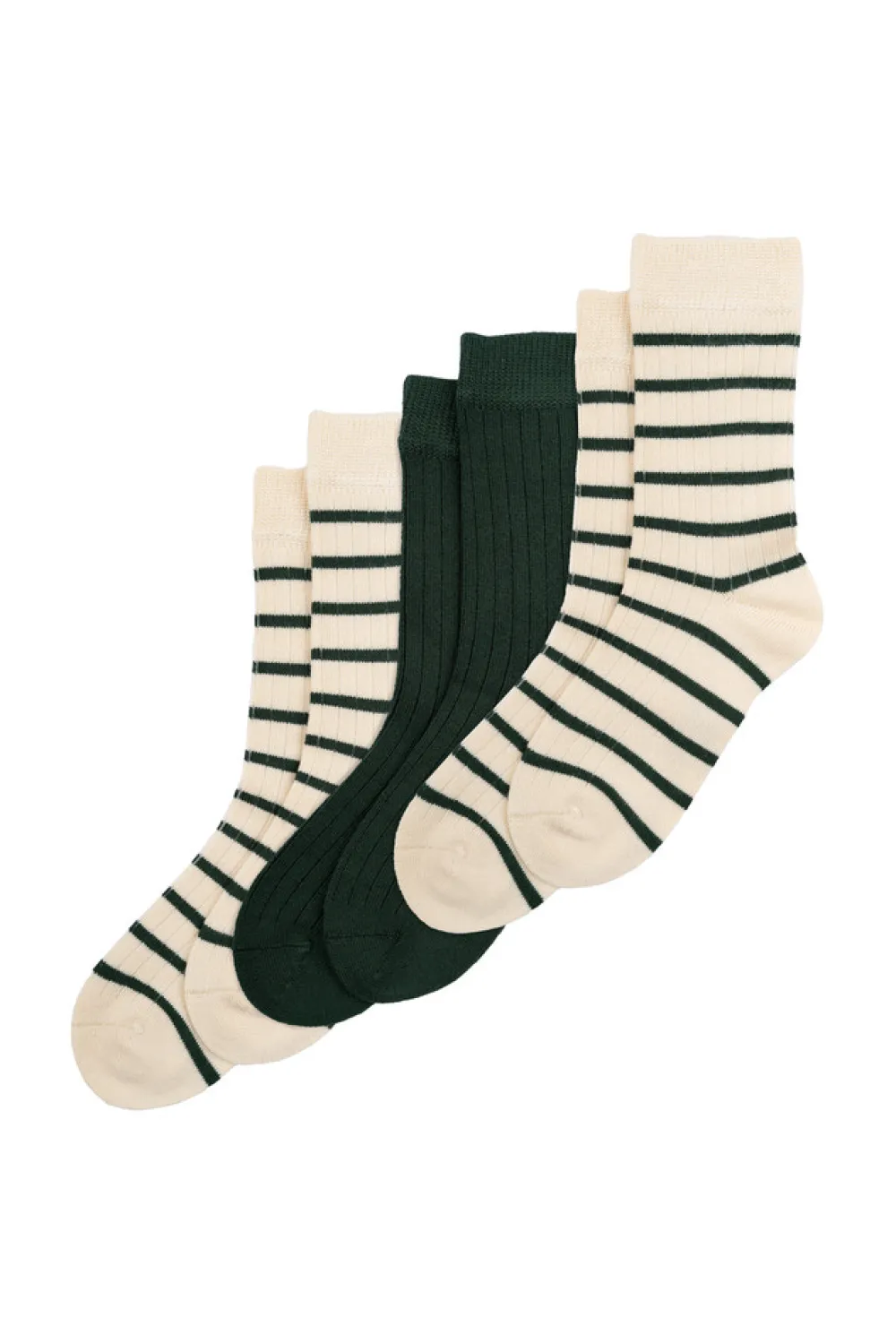 MINIPOP Bamboo strømper 3 pak - EMERALD- Strømper|Multipack