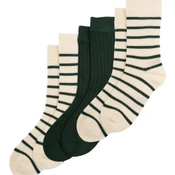 MINIPOP Bamboo strømper 3 pak - Green- Strømper|Multipack