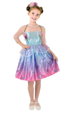 CIAO Barbie forårsprinsesse kostume - MULTI- Kostumer|Udklædning