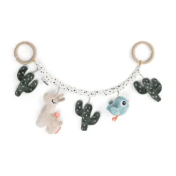 Done By Deer Barnevognskæde - Lalee Sand- Legetøj Til Barnevogne & Autostole