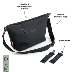 Done By Deer Barnevognstaske - Sort- Pusletasker & Transporttasker