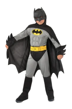 CIAO Batman med muskler i grå - GRÅ- Kostumer|Udklædning