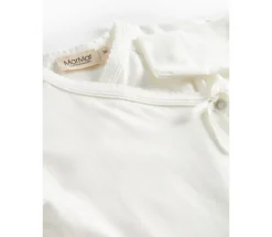 MarMar Copenhagen Belita Slå-om-body - Gentle white- Bodystocking M. Skrålukning