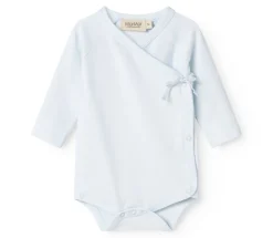 MarMar Copenhagen Belita Slå-om-body - Light blue- Bodystocking M. Skrålukning