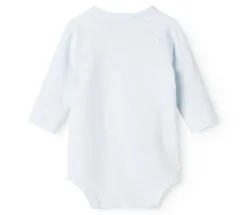 MarMar Copenhagen Belita Slå-om-body - Light blue- Bodystocking M. Skrålukning