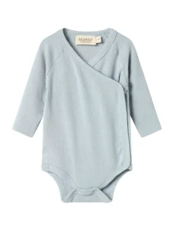 MarMar Copenhagen Belito Langærmet Body - Blue stone- Bodystocking Langærmet
