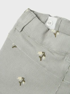 Lil' Atelier Bella baggy cord bukser - MIRAGEGRAY- Bukser