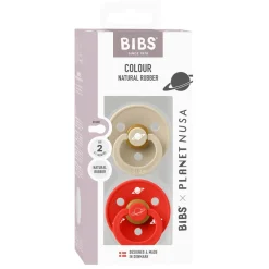 BIBS X Planet Nusa Sut 2pk Str2 Vanilla Mix- Sutter