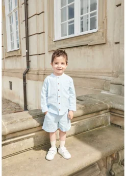 Copenhagen Colors Bæk og bølge shorts - SKY BLUE- Shorts