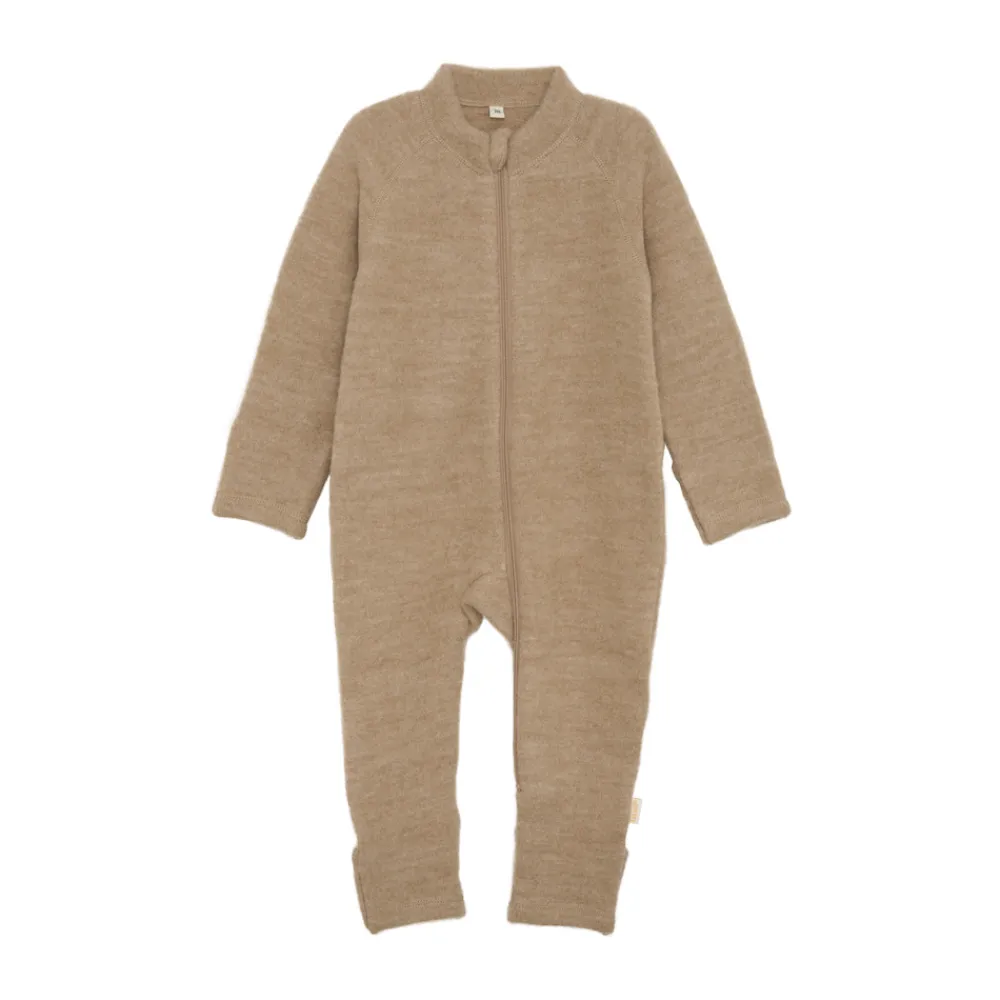 CeLaVi Blød uld heldragt - Woodsmoke- Ulddragter