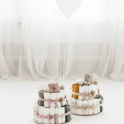 TISU Ble kage - Pink-Børn Stofbleer